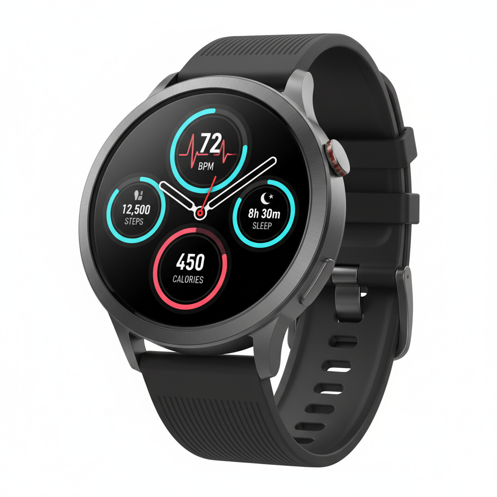 Smart Watch with Health & Fitness Tracking